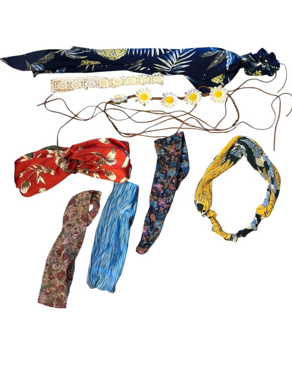 Bundle of assorted headbands and hair accessories
